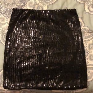 Sequins mini skirt